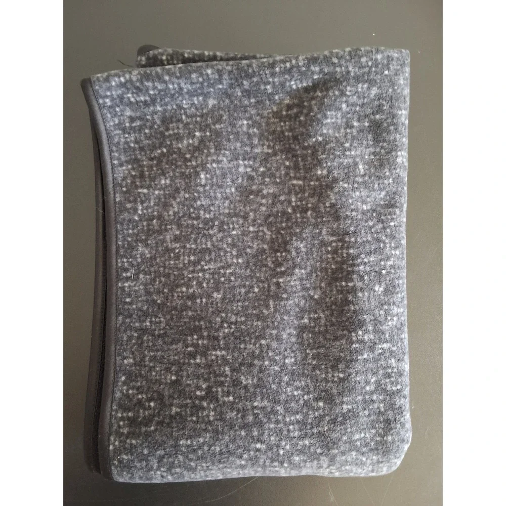 Ike Behar Womens Charcoal Gray Marled Knit Open Front Poncho Wrap One‎ Size